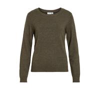 VILA Pullover 'VIRil' verde scuro Donna - Abbigliamento - Taglie comode - Pullover e cardigan - Pullover VILA XS