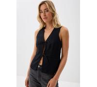 Vila - ROUSUMMER WAISTCOAT Nero - Abbigliamento 40 Nero