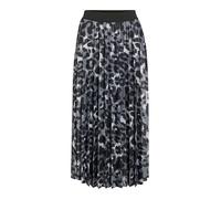 Vila Skirt Vinitban Print Midi-Gonna Noos, Grigio Glacier, M Donna