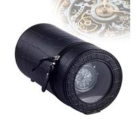 VILA SMO Caricatore Automatico Portatile per Orologi, Scatola Carica Orologi Automatica Singola, con Motore Silenzioso, 3 modalità di Controllo E 2 Cuscinetti, Facile da Trasportare, per Black