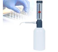 VILA SMO Dosatore Regolabile A Manicotto per Liquidi, Dosatore da Laboratorio da 0-25 Ml con Bottiglia in Plastica da 500 Ml/1000 Ml, Progettazione di Precisione E Dosaggio Regolabile, per 500ML