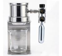 VILA SMO Macchina da caffè Espresso Pneumatica, Caffettiera Manuale A Pressione Daria con Manometro E Valvola di Sicurezza, Realizzata in Acciaio Inossidabile, con Design Portatile E Smontabile