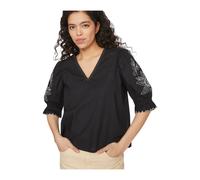 VILA - Top Sella Donna - - Blouses & Shirts - Donna - Nero - S