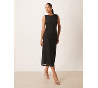 VILA - Vestito corto nero con strass 2XL