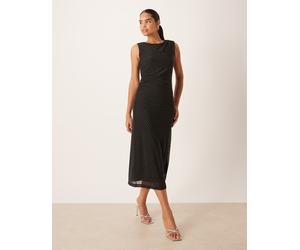 VILA - Vestito corto nero con strass M