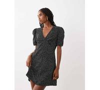 VILA Abito 'VIMINNA' nero / bianco Donna - Abbigliamento - Taglie comode - Abiti - Abiti camicia VILA 40