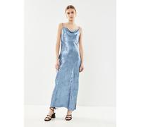 Vila - Viaretha Strap S/L Ankle Dress/Bm/Dc Blu - Abbigliamento 38 Blu