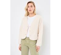 Vila - VIARMIDA V-NECK L/S QUILTED COATIGAN Beige - Abbigliamento M Beige