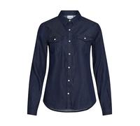Vila Vibista Denim Shirt-Noos, Blu Jeans Scuro, S