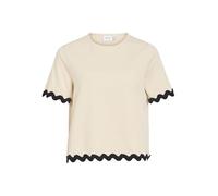 Vila Vicalisa O-Neck 2/4 Top, Betulla, XS Donna