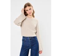 Vila - VICASSIE O-NECK L/S KNIT TOP - NOOS Beige - Abbigliamento XS Beige