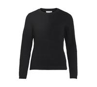Vila Vidalo O-Neck L/S Knit Top/su-Noos Maglione, Nero, L Donna