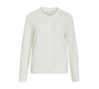 Vila Vidalo O-Neck L/S Knit Cardigan-Noos, Bianco Alyssum, XL Donna