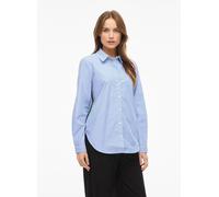 Vila - Vidoja Ls Striped Tape Shirt Blu - Abbigliamento 38 Blu