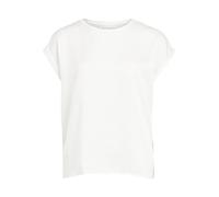 Vila Viellette S/S Satin Top/su-Noos T-Shirt, Bianco, 48 Donna