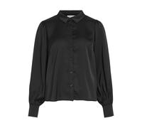 Vila Vienna Ravenna L/S Balloon Shirt-Noos, Nero, 42 Donna