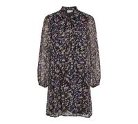 Vila Vifalia Nema L/S Dress, Nero, 44 Donna