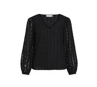 Vila Viferya V-Neck L/S Top/R/BF, Nero, M