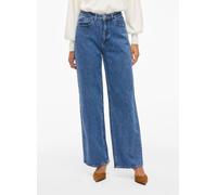 Vila - Vifreya Jaf Hw Wide Jeans - Noos Blu - Abbigliamento 34 X 32 Blu
