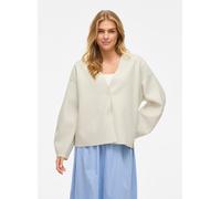 Vila - Vijuice Loose L/S Jacket - Noos Bianco - Abbigliamento 36 Bianco