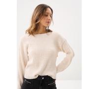 Vila - Vikaylena Rev L/S Knit Top Beige - Abbigliamento XL Beige
