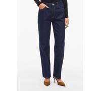 Vila - Vikelly Hw Emb Dbd Jeans Blu - Abbigliamento 34 Blu