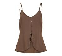 Vila Viketa Singlet Top/BFS Canottiera, Nero, 42 Donna