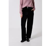 Vila - Vikita Rw Wide Corduroy Pants - Noos Nero - Abbigliamento XL Nero