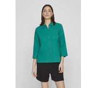Vila - Vilania Button 3/4 Shirt - Noos Verde - Abbigliamento 36 Verde