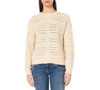 Vila Vilisette L/S O-Neck Knit Top Maglione Lavorato a Maglia, Betulla, S Donna