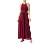 Vila VIMILINA - Girocollo Maxi Dress - Noos, Cabernet/Dettaglio: Elastico, 42