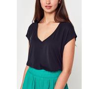 Vila - Vimodala V-Neck S/S Top/Su - Noos Nero - Abbigliamento M Nero