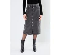 Vila - VIMORA HW MIDI DENIM SKIRT/ROU Nero - Abbigliamento 40 Nero