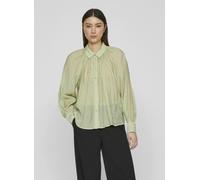 Vila - VINABIA L/S SHIRT/2 Verde - Abbigliamento 36 Verde