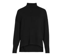 Vila Viostria Rollneck L/S Knit Top-Noos Pullover, Nero, S Donna