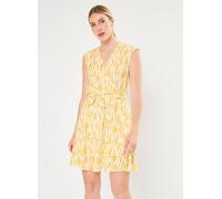 Vila - Vipaya V-Neck S/L Dress Giallo - Abbigliamento 36 Giallo