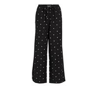 Vila Viprisilla Print RW Pants, Nero, 50 Donna