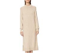 Vila VIRIL Crew Neck L/S Midi Dress-Noos Vestito, Natural Melange, XL Donna