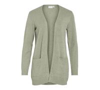 Vila Viril Open L/S Knit Cardigan-Noos, Verde Olio/Dettaglio: Melange, XXL Donna