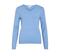 Vila Viril V-Neck L/S Knit Top-Noos, all Aboard, L Donna