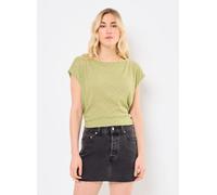 Vila - VISERAFINA S/L BOATNECK TOP Verde - Abbigliamento L Verde