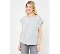 Vila - VISIFFI O-NECK CAP SLEEVE TOP/PB Grigio - Abbigliamento L Grigio