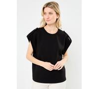 Vila - VISIFFI O-NECK CAP SLEEVE TOP/PB Nero - Abbigliamento S Nero