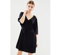 Vila - Visommi V-Neck 3/4 Short Dress Nero - Abbigliamento 34 Nero