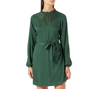 Vila Visuvita L/S Lace Dress/su-Noos Vestito, Ago di Pino, 44 Donna