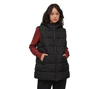 Vila Vitate S/L Puffer Vest - Noos Gilet, Nero, 38 Donna