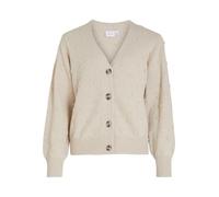 Vila Vituli V-Neck L/S Knit Cardigan/su/Pb/1, Betulla, S Donna