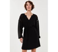 Vila - Viura V-Neck L/S Short Dress Nero - Abbigliamento 38 Nero
