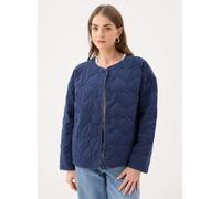 Vila - Vivalentina L/S Heart Jacket Blu - Abbigliamento 36 Blu