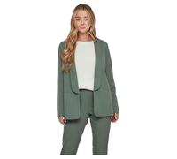 Vila Vivarone Blazer-Noos Corto, Verde Duck, 46 Donna
